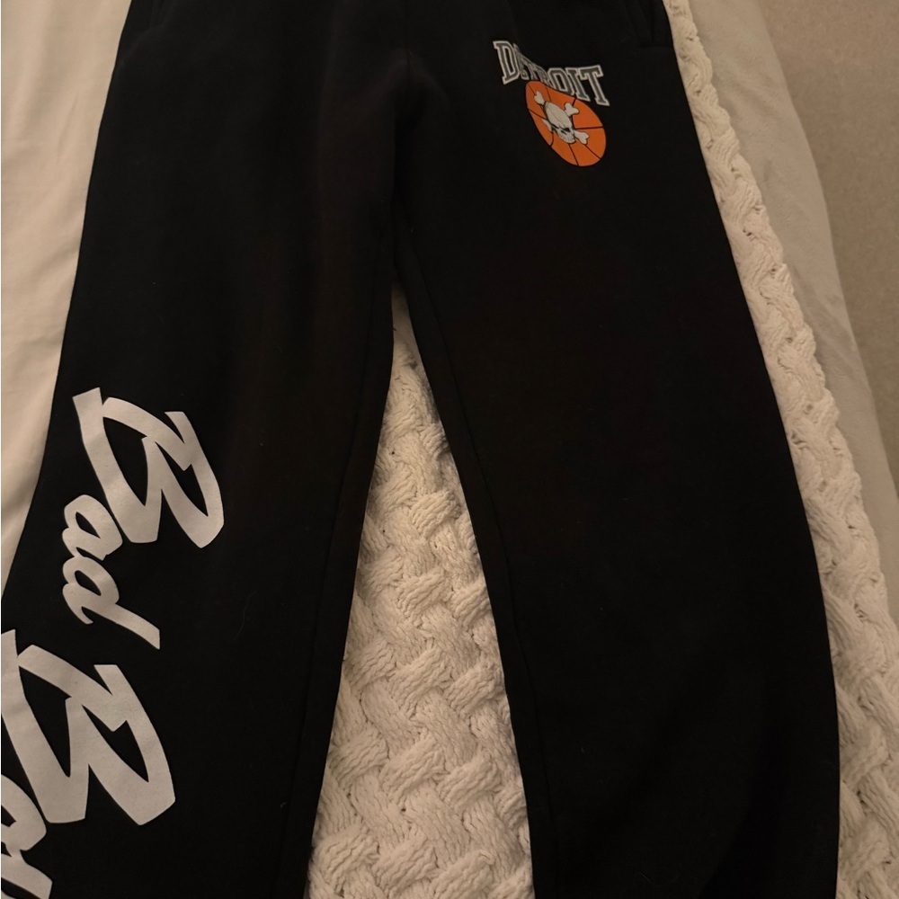 Detroit Bad Boys Black Joggers